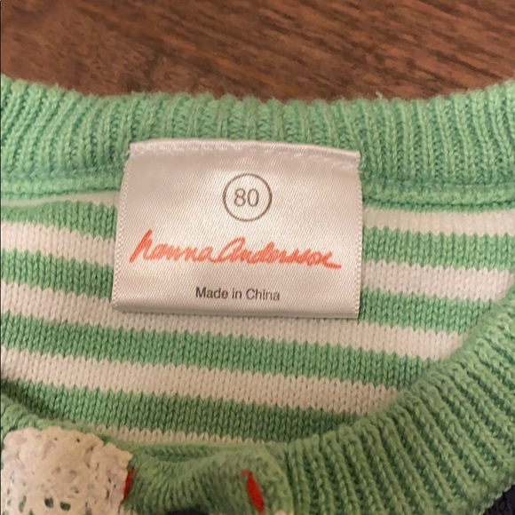 Hanna Andersson Cardigan Sweater, Size 80 - Picture 6 of 7
